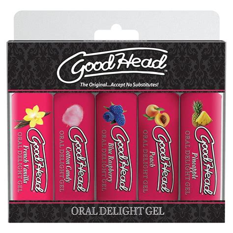 goodhead lube|GoodHead Oral Delight Gel 5 Pack 1oz .